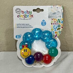 New Baby Einstein Teether-pillar Rattle and Chill Teething Toy, Ages 3 months +
